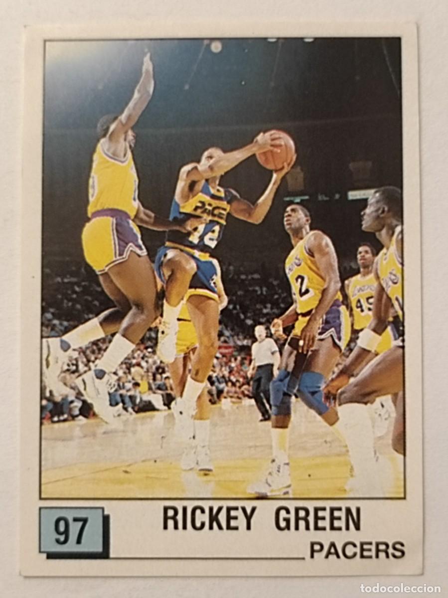 Coleccionismo deportivo: #97 RICKEY GREEN (INDIANA PACERS) BASKET NBA 90 PANINI