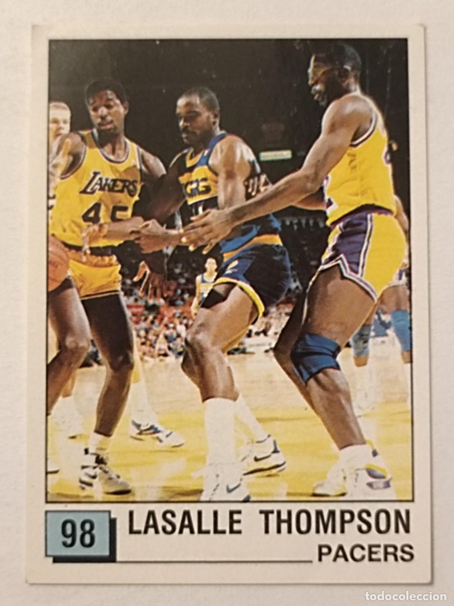 Coleccionismo deportivo: #98 LASALLE THOMPSON (INDIANA PACERS) BASKET NBA 90 PANINI