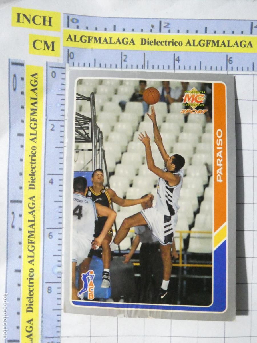 Coleccionismo deportivo: CROMO TARJETA DE BALONCESTO. 79 JOSE PARAISO CB C&Aacute;CERES. ACB95 ACB 95 1995. MUNDI CROMO.