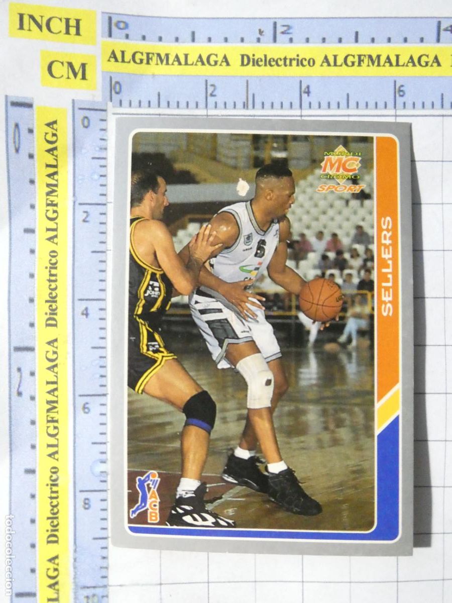 Coleccionismo deportivo: CROMO TARJETA DE BALONCESTO. 76 SELLERS CB C&Aacute;CERES. ACB95 ACB 95 1995. MUNDI CROMO.