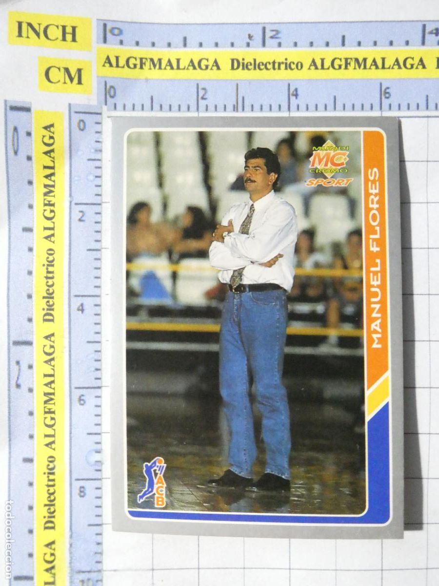 Coleccionismo deportivo: CROMO TARJETA DE BALONCESTO. 74 MANUEL REYES CB C&Aacute;CERES. ACB95 ACB 95 1995. MUNDI CROMO.
