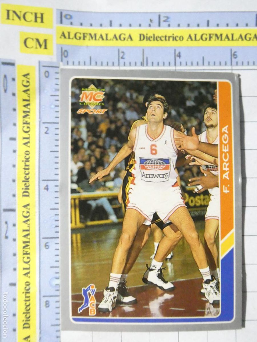 Coleccionismo deportivo: CROMO TARJETA DE BALONCESTO. 65 FERNANDO ARCEGA AMWAY ZARAGOZA. ACB95 ACB 95 1995. MUNDI CROMO.