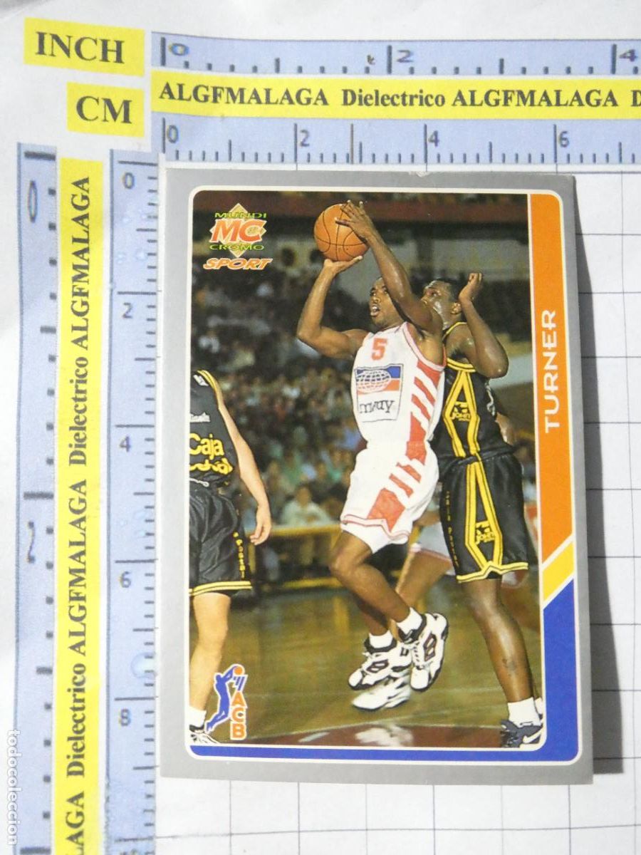 Coleccionismo deportivo: CROMO TARJETA DE BALONCESTO. 64 ANDRE TURNER AMWAY ZARAGOZA. ACB95 ACB 95 1995. MUNDI CROMO.