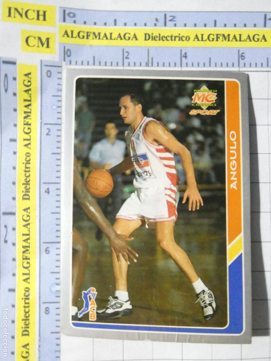 Coleccionismo deportivo: CROMO TARJETA DE BALONCESTO. 63 FCO ANGULO AMWAY ZARAGOZA. ACB95 ACB 95 1995. MUNDI CROMO.