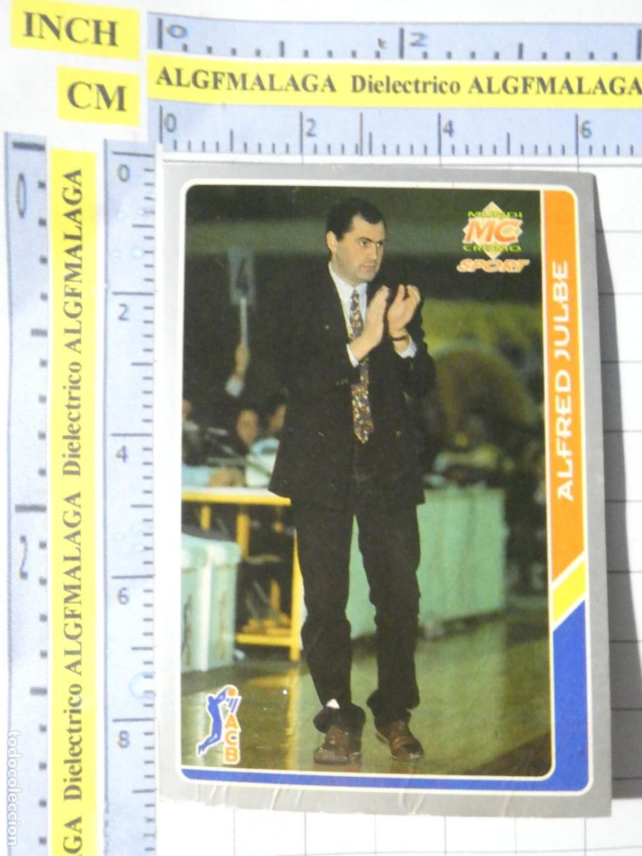 Coleccionismo deportivo: CROMO TARJETA DE BALONCESTO. 62 ALFRED JULBE AMWAY ZARAGOZA. ACB95 ACB 95 1995. MUNDI CROMO.