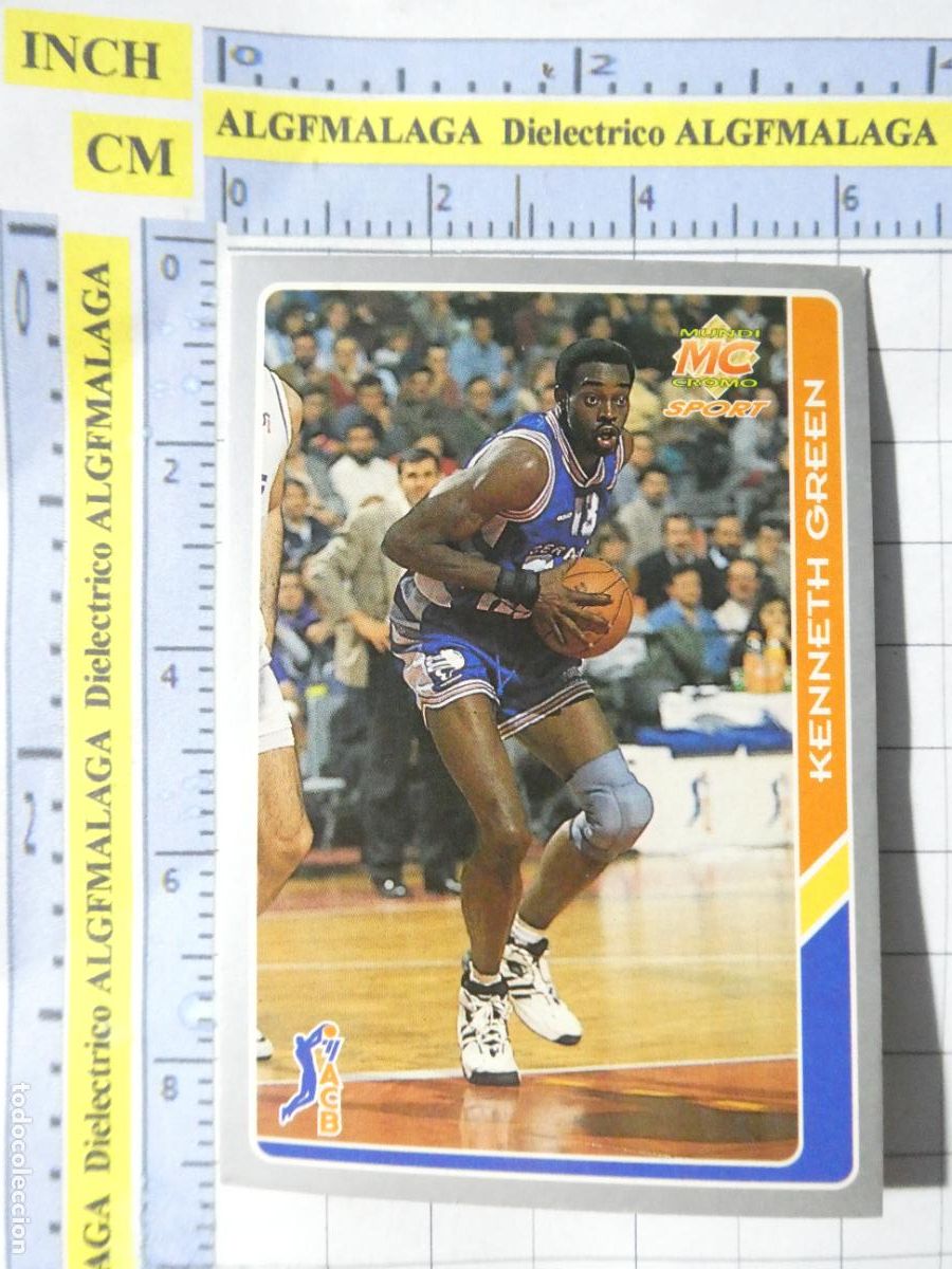 Coleccionismo deportivo: CROMO TARJETA DE BALONCESTO. 58 KENNETH GREEN TAUGRES BASKONIA. ACB95 ACB 95 1995. MUNDI CROMO.