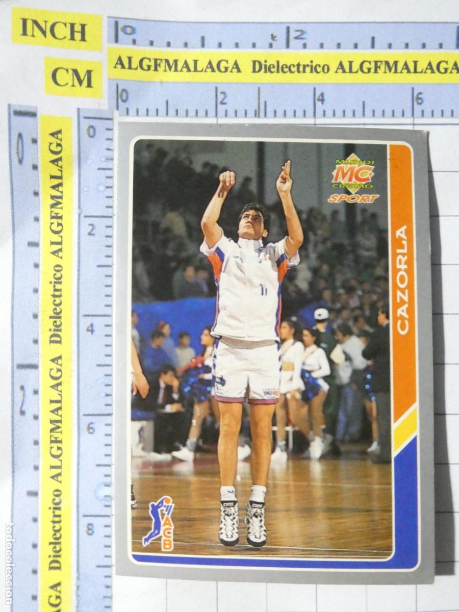 Coleccionismo deportivo: CROMO TARJETA DE BALONCESTO. 57 CAZORLA TAUGRES BASKONIA. ACB95 ACB 95 1995. MUNDI CROMO.