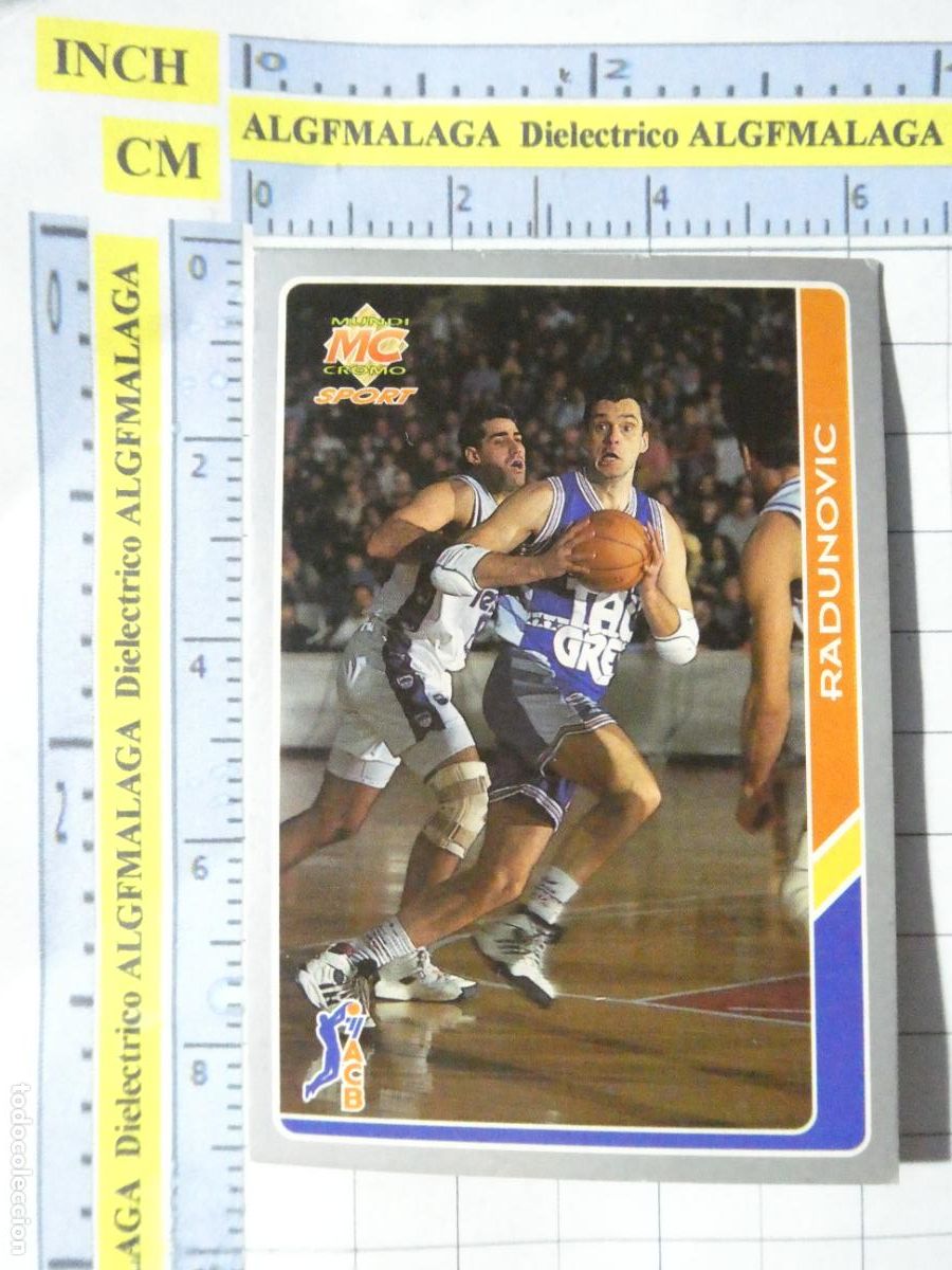 Coleccionismo deportivo: CROMO TARJETA DE BALONCESTO. 56 RADUNOVIC TAUGRES BASKONIA. ACB95 ACB 95 1995. MUNDI CROMO.