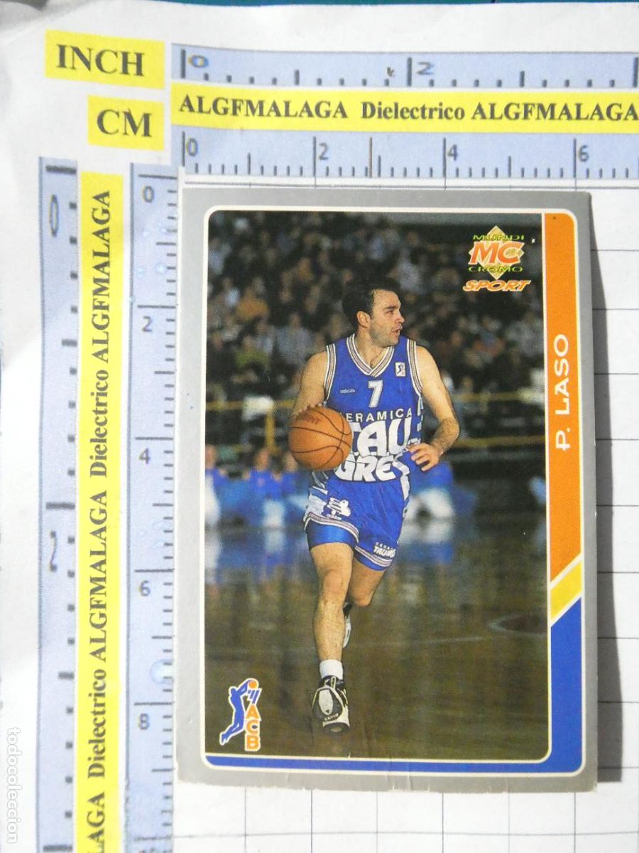 Coleccionismo deportivo: CROMO TARJETA DE BALONCESTO. 54 PABLO LASO TAUGRES BASKONIA. ACB95 ACB 95 1995. MUNDI CROMO.