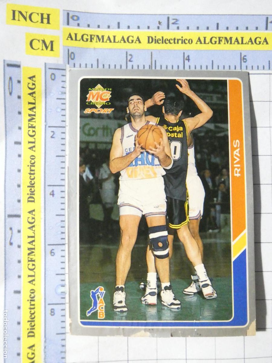 Coleccionismo deportivo: CROMO TARJETA DE BALONCESTO. 53 RIVAS TAUGRES BASKONIA. ACB95 ACB 95 1995. MUNDI CROMO.