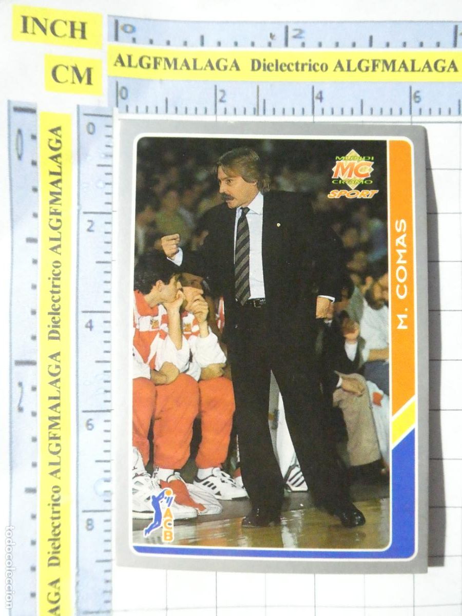 Coleccionismo deportivo: CROMO TARJETA DE BALONCESTO. 50 MANUEL COMAS TAUGRES BASKONIA. ACB95 ACB 95 1995. MUNDI CROMO.