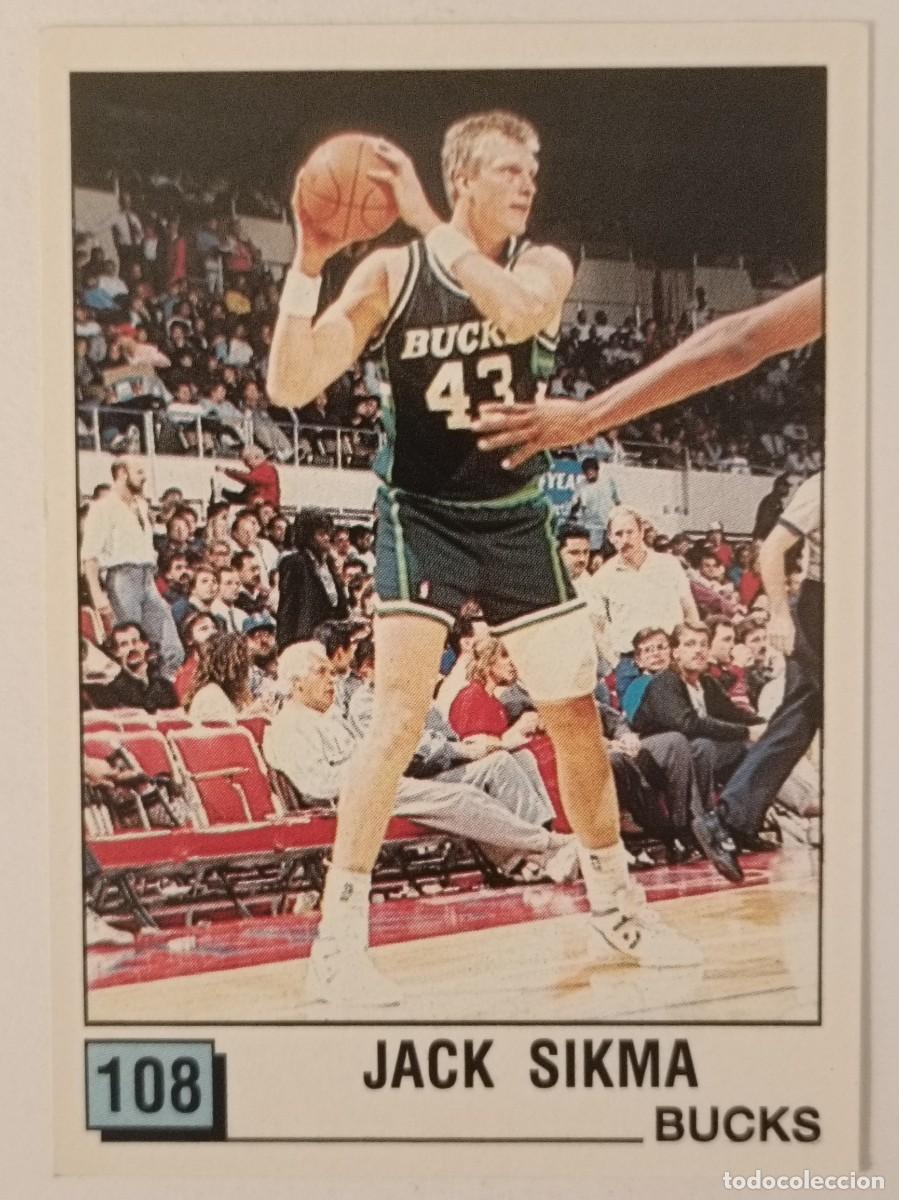 Coleccionismo deportivo: #108 JACK SIKMA (MILWAUKEE BUCKS) BASKET NBA 90 PANINI