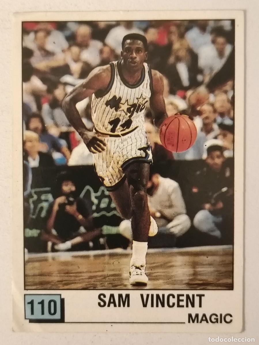 Coleccionismo deportivo: #110 SAM VINCENT (ORLANDO MAGIC) BASKET NBA 90 PANINI