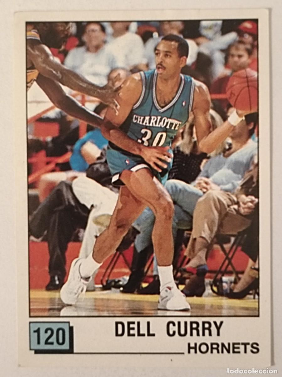 Collectionnisme sportif: #120 DELL CURRY (CHARLOTTE HORNETS) BASKET NBA 90 PANINI