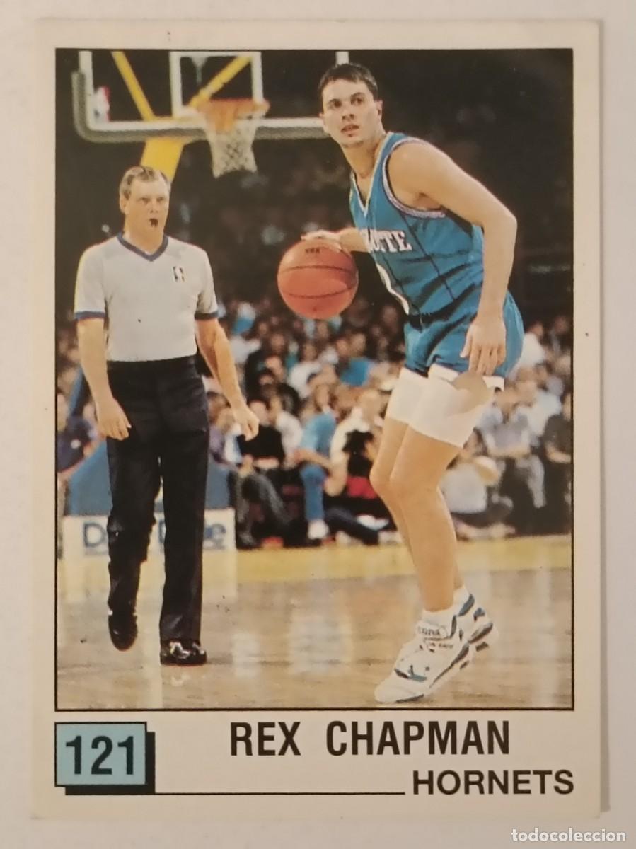 Sports collectibles: #121 REX CHAPMAN (CHARLOTTE HORNETS) BASKET NBA 90 PANINI