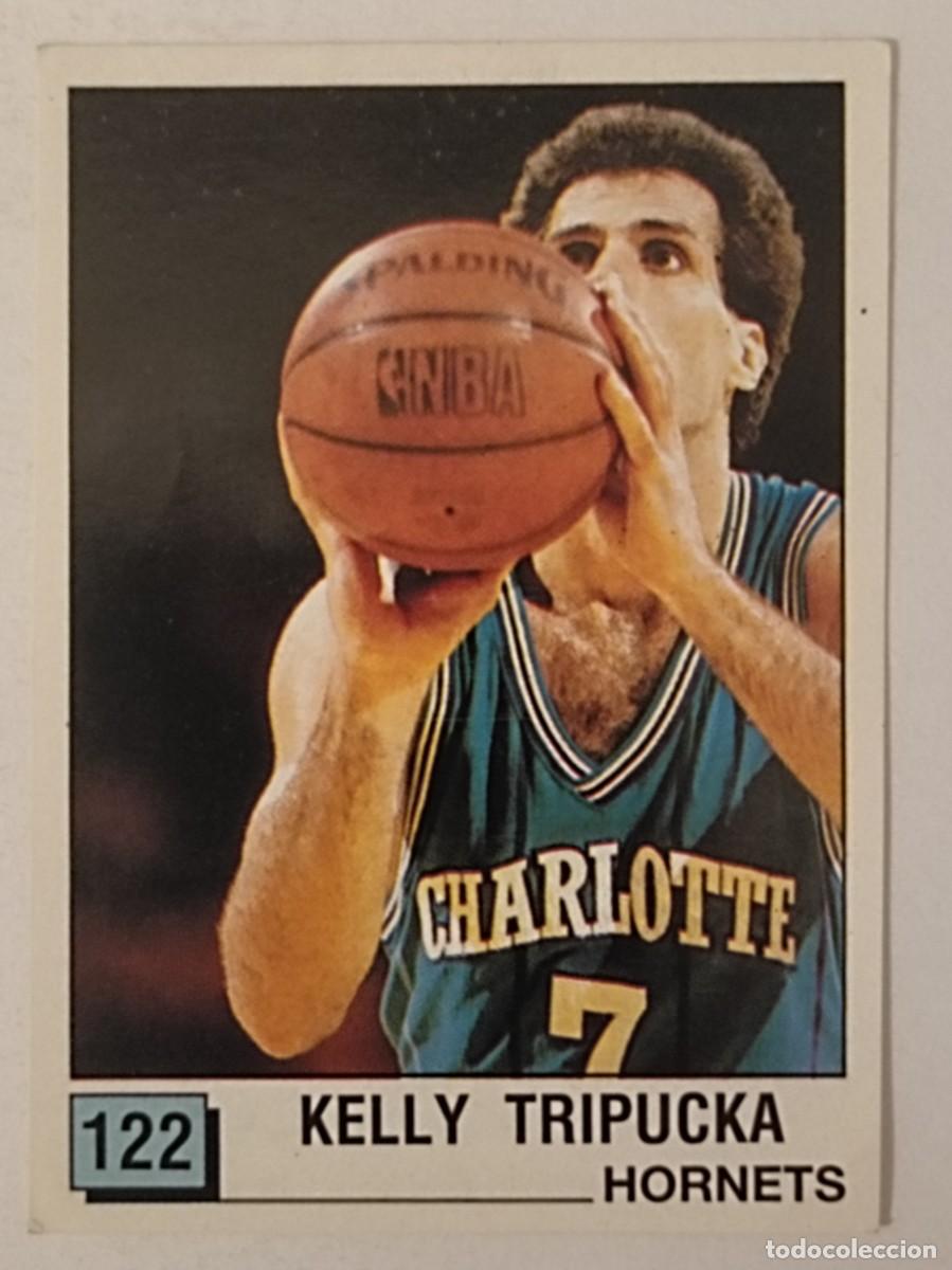 Sports collectibles: #122 KELLY TRIPUCKA (CHARLOTTE HORNETS) BASKET NBA 90 PANINI