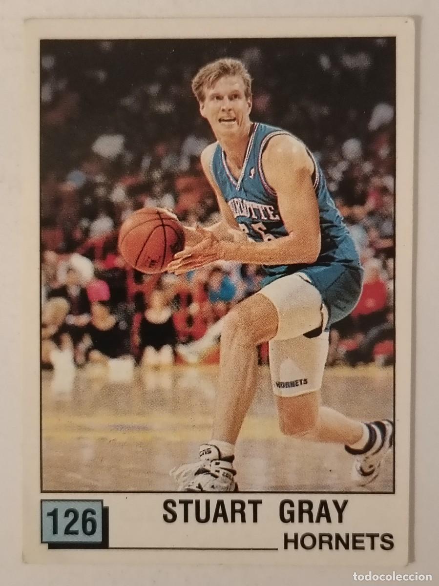 Coleccionismo deportivo: #126 STUART GRAY (CHARLOTTE HORNETS) BASKET NBA 90 PANINI