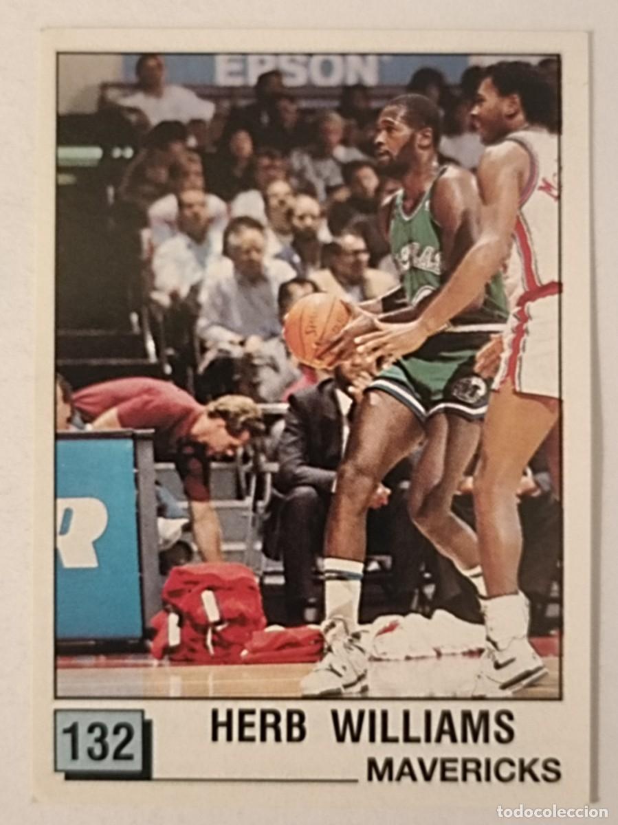 Sammelleidenschaft Sport: #132 HERB WILLIAMS (DALLAS MAVERICKS) BASKET NBA 90 PANINI