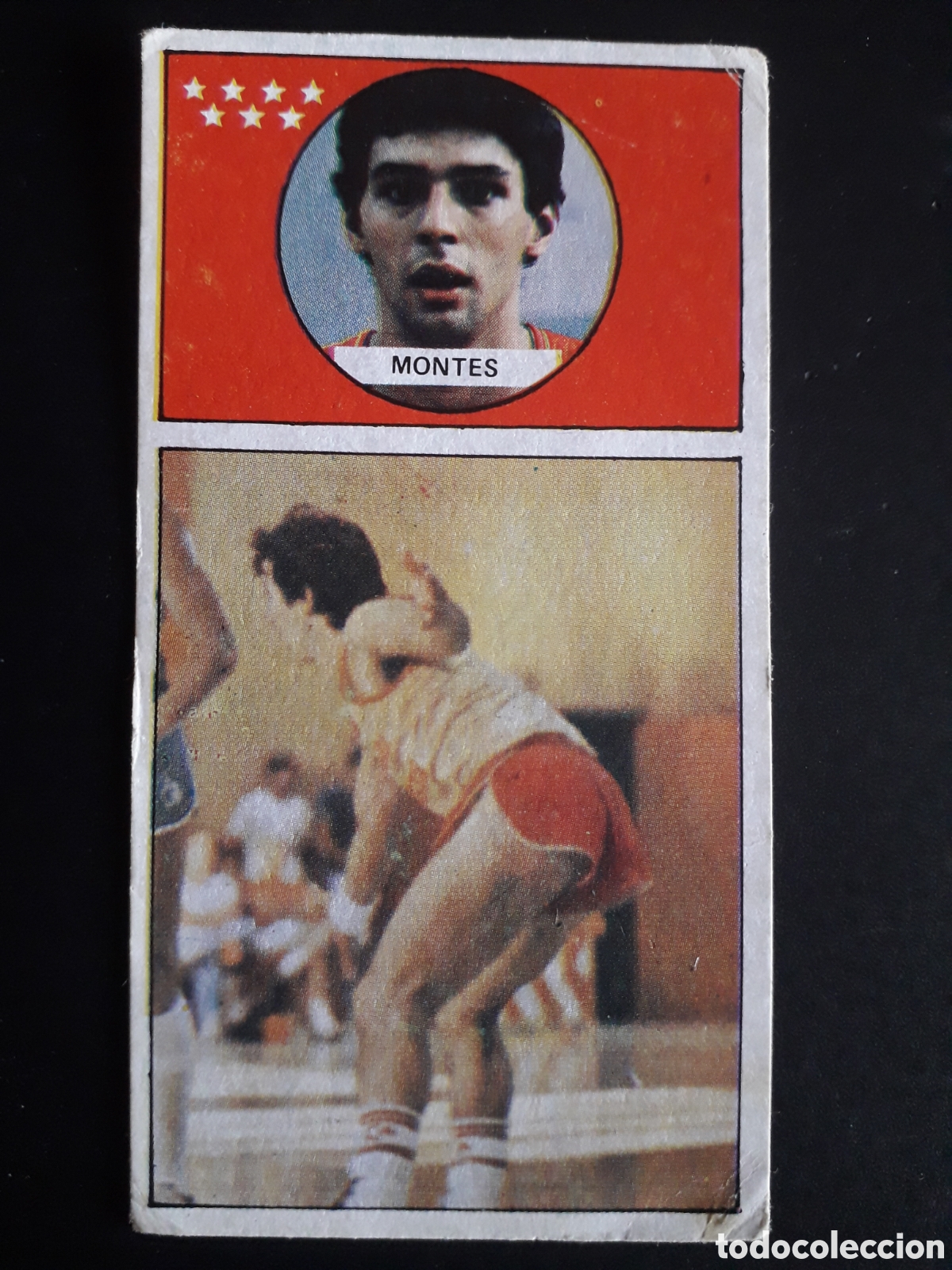 Collezionismo sportivo: MONTES, ESTUDIANTES J MERCHANTE 1986 1987 86 87 N&deg; 74 SIN PEGAR. PEDIDO M&Iacute;NIMO 3&euro;.