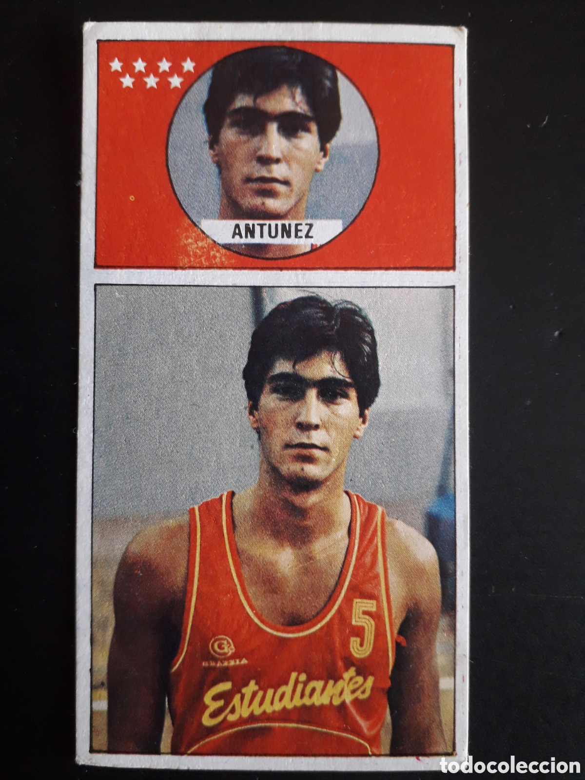 Coleccionismo deportivo: ANT&Uacute;NEZ, ESTUDIANTES J MERCHANTE 1986 1987 86 87 N&deg; 81 SIN PEGAR. PEDIDO M&Iacute;NIMO 3&euro;