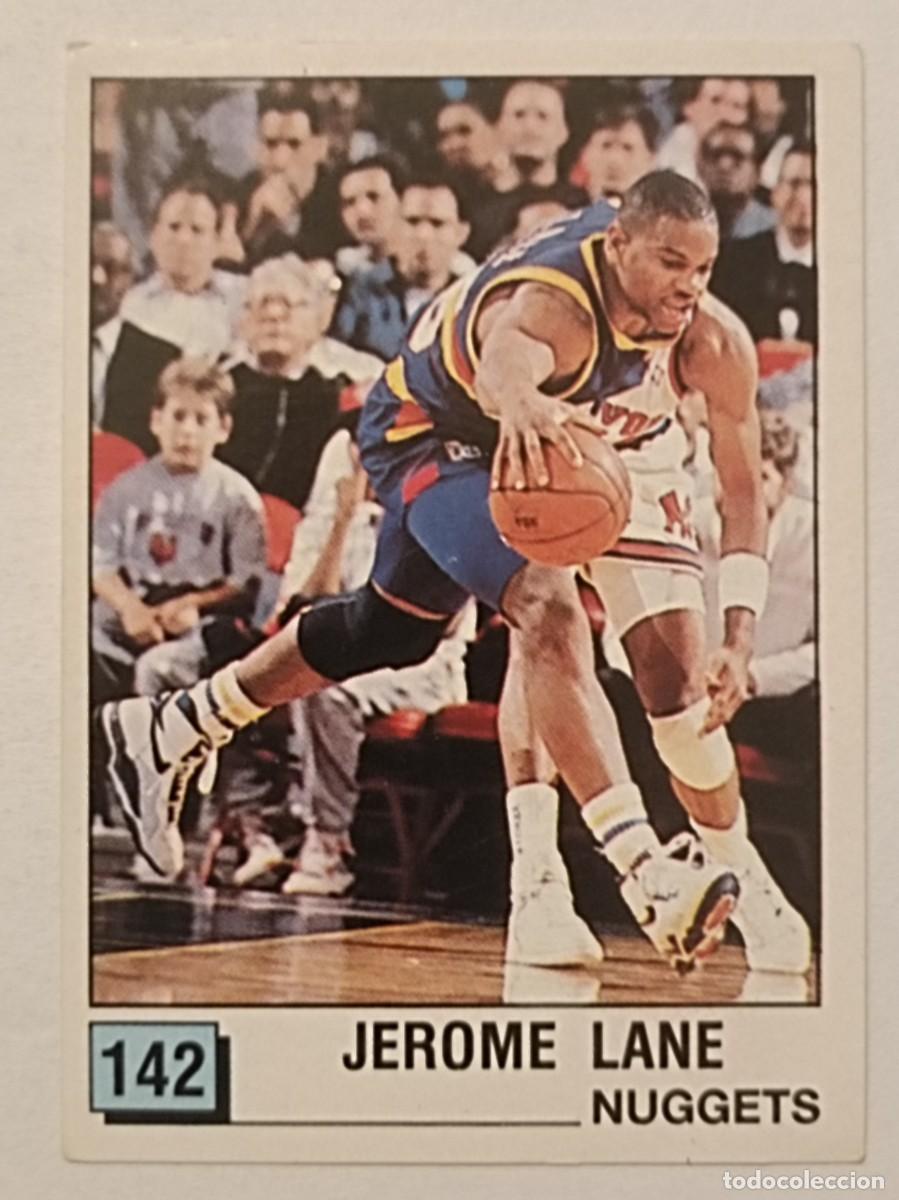 Coleccionismo deportivo: #142 JEROME LANE (DENVER NUGGETS) BASKET NBA 90 PANINI