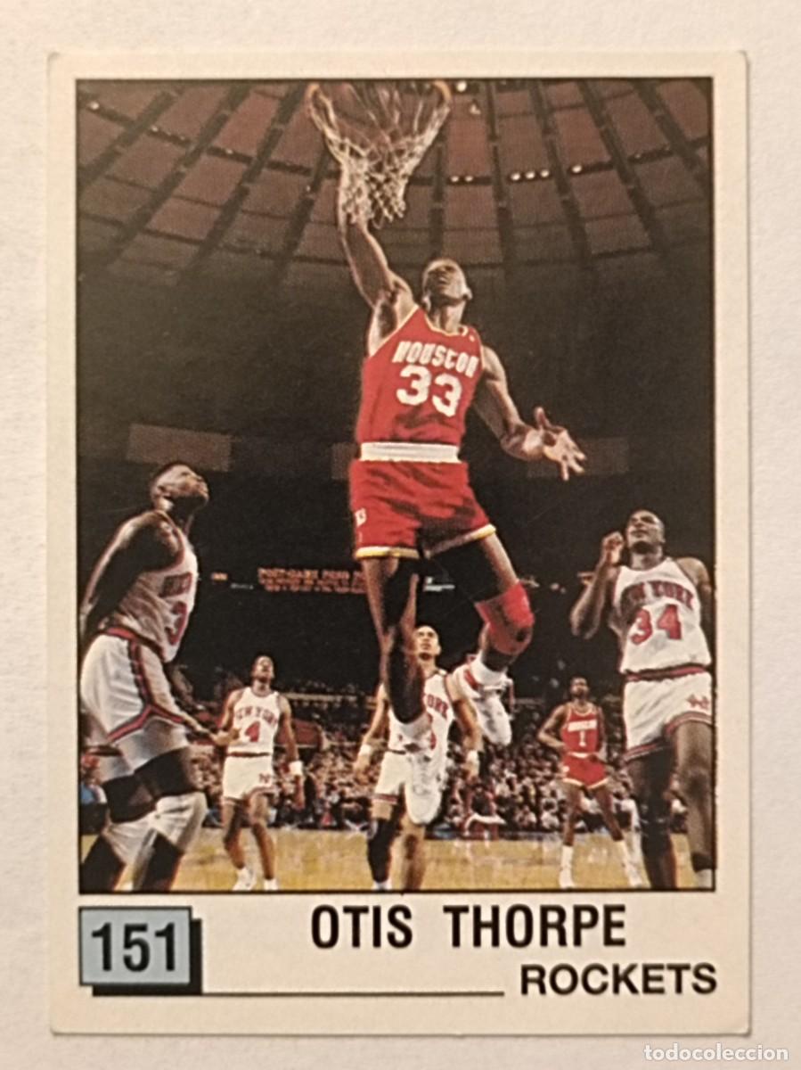 Coleccionismo deportivo: #151 OTIS THORPE (HOUSTON ROCKETS) BASKET NBA 90 PANINI
