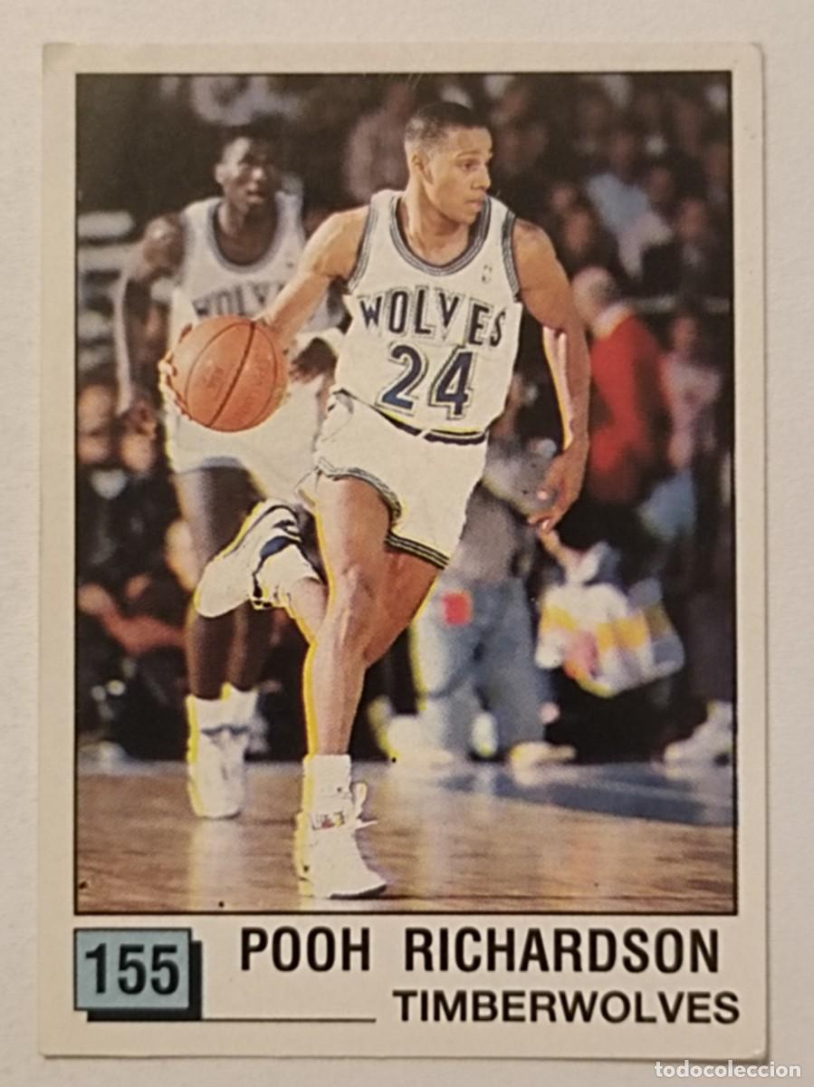 Coleccionismo deportivo: #155 POOH RICHARDSON (MINNESOTA TIMBERWOLVES) BASKET NBA 90 PANINI