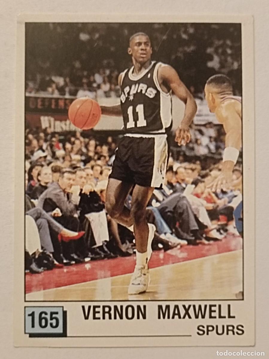 Coleccionismo deportivo: #165 VERNON MAXWELL (SAN ANTONIO SPURS) BASKET NBA 90 PANINI