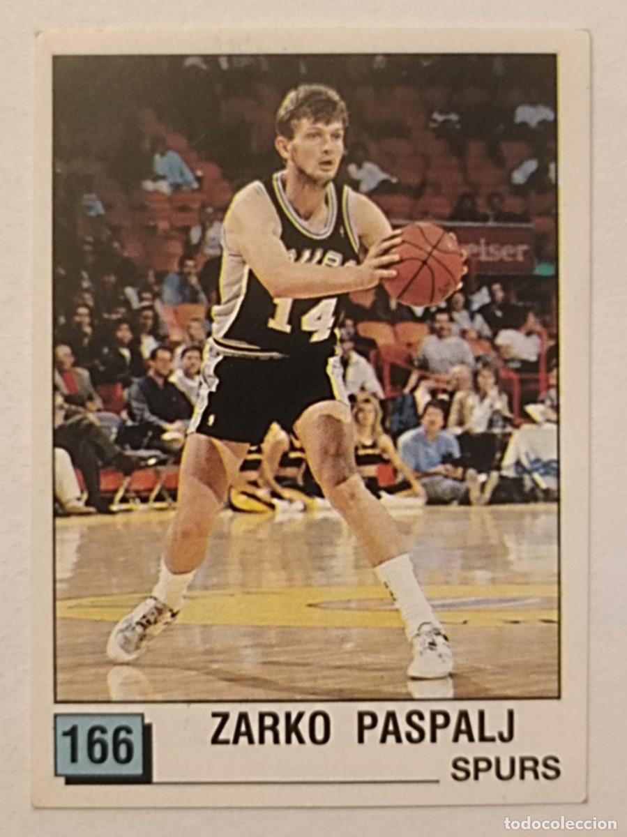 Coleccionismo deportivo: #166 ZARKO PASPALJ (SAN ANTONIO SPURS) BASKET NBA 90 PANINI