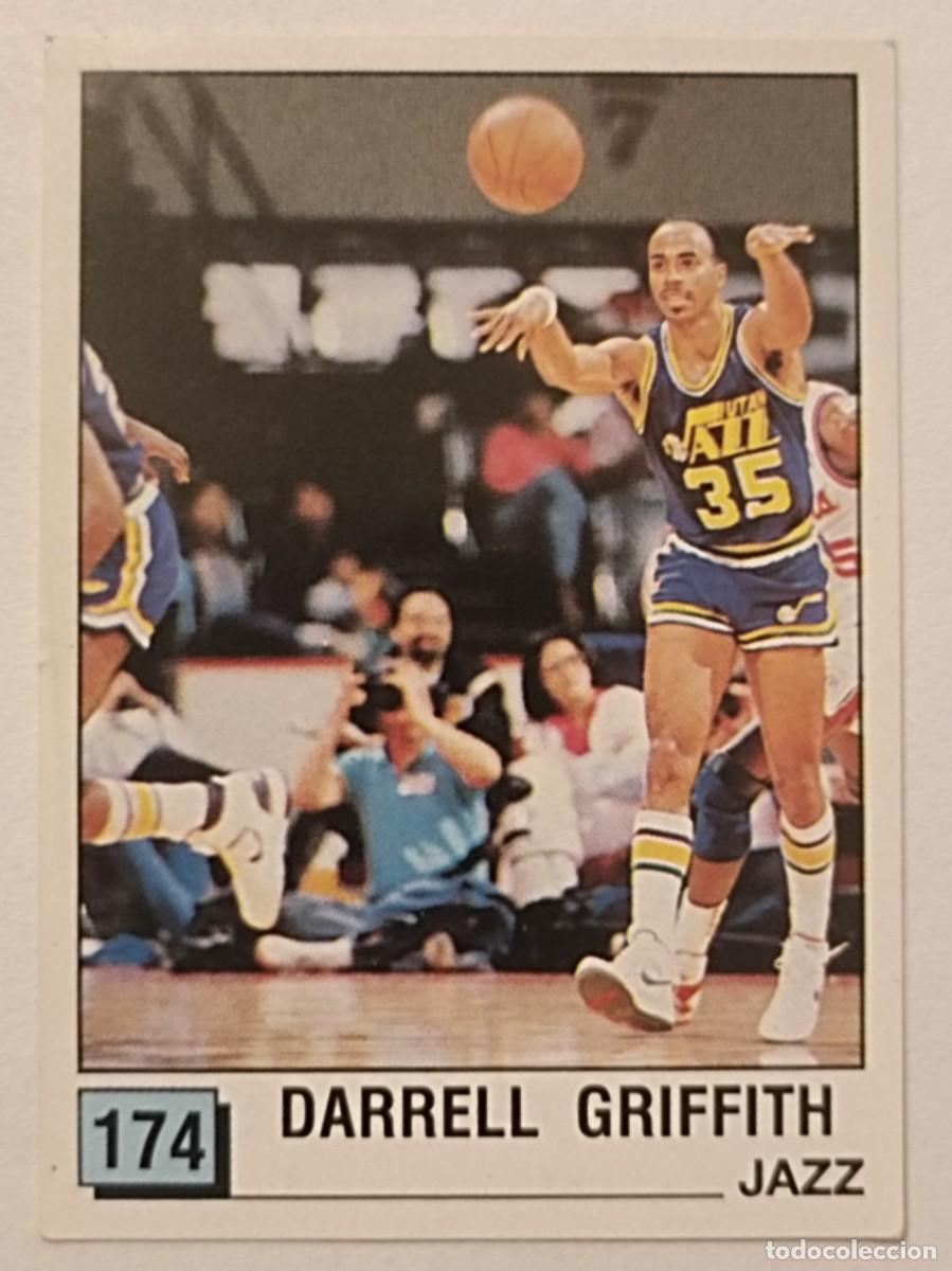 Coleccionismo deportivo: #174 DARRELL GRIFFITH (UTAH JAZZ) BASKET NBA 90 PANINI