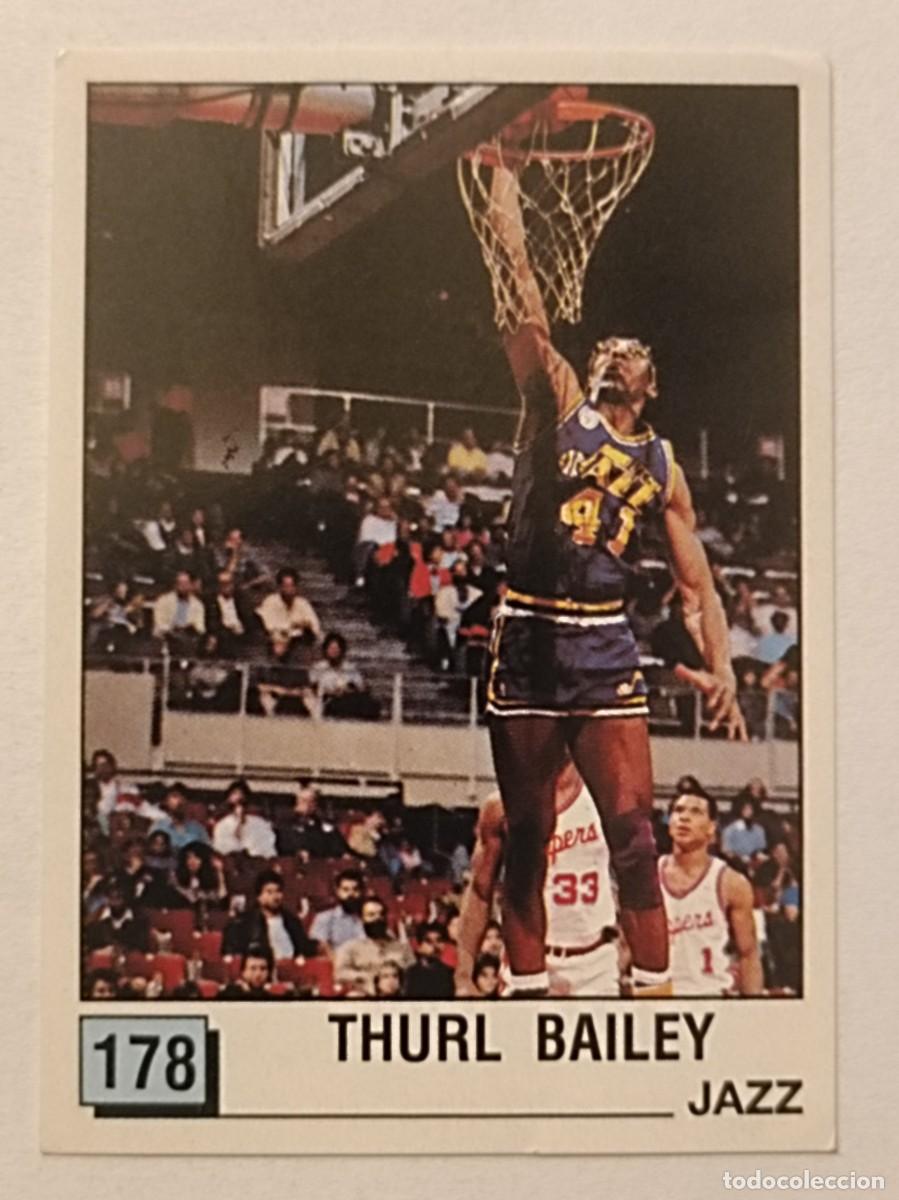 Coleccionismo deportivo: #178 THURL BAILEY (UTAH JAZZ) BASKET NBA 90 PANINI