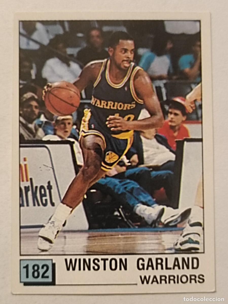 Colecionismo desportivo: #182 WINSTON GARLAND (GOLDEN STATE WARRIORS) BASKET NBA 90 PANINI