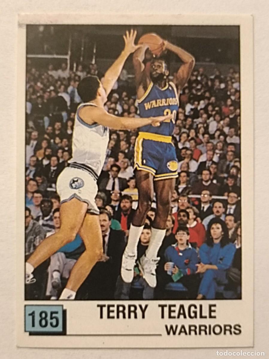 Coleccionismo deportivo: #185 TERRY TEAGLE (GOLDEN STATE WARRIORS) BASKET NBA 90 PANINI
