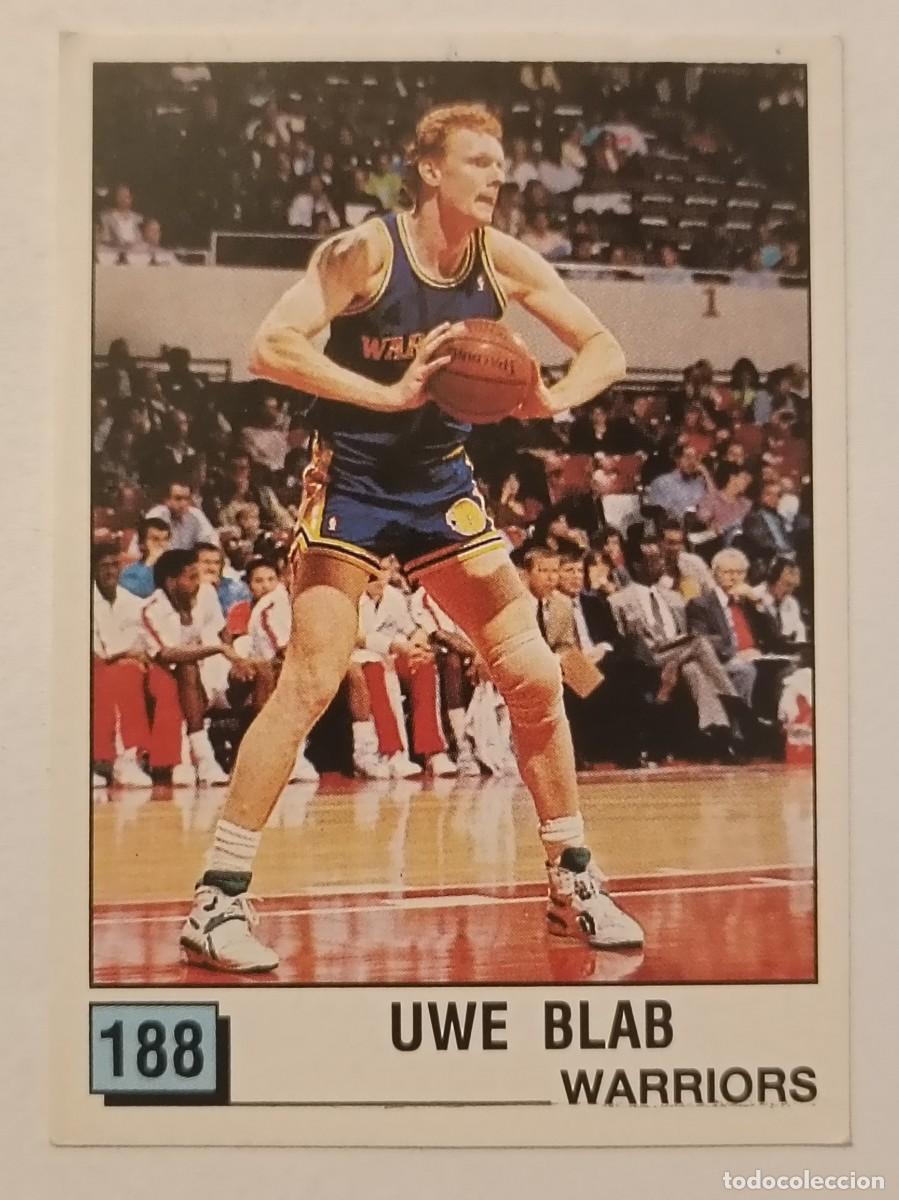 Coleccionismo deportivo: #188 UWE BLAB (GOLDEN STATE WARRIORS) BASKET NBA 90 PANINI