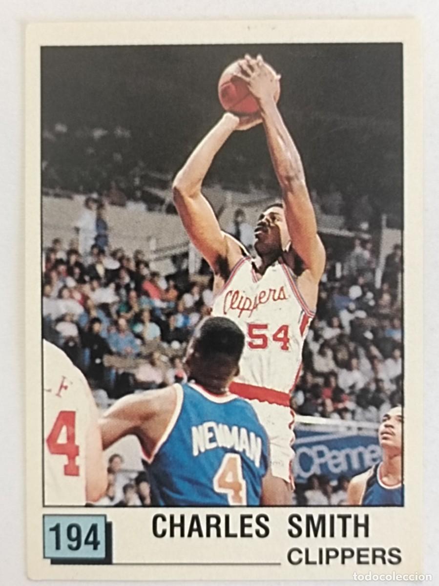Coleccionismo deportivo: #194 CHARLES SMITH (LOS ANGELES CLIPPERS) BASKET NBA 90 PANINI