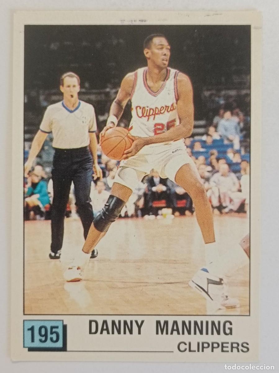 Coleccionismo deportivo: #195 DANNY MANNING (LOS ANGELES CLIPPERS) BASKET NBA 90 PANINI