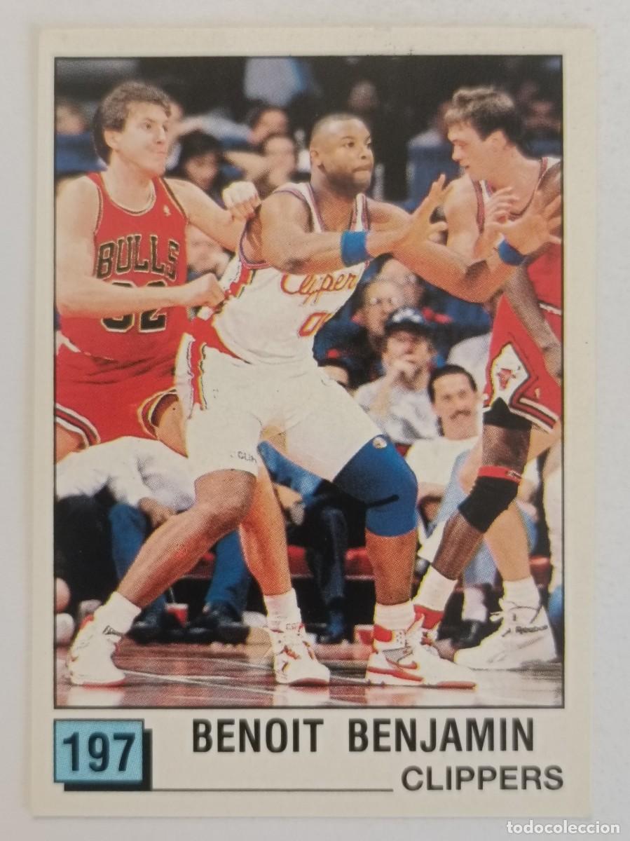 Coleccionismo deportivo: #197 BENOIT BENJAMIN (LOS ANGELES CLIPPERS) BASKET NBA 90 PANINI
