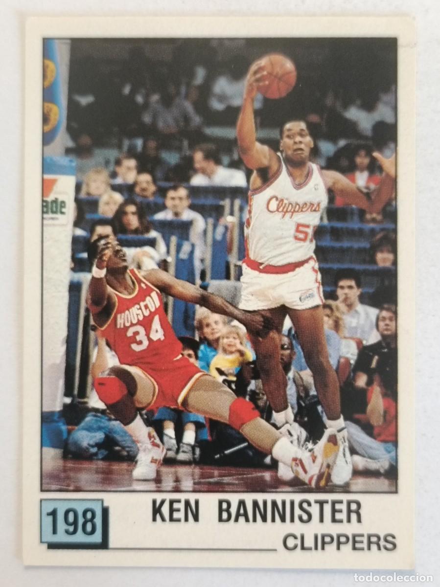 Coleccionismo deportivo: #198 KEN BANNISTER (LOS ANGELES CLIPPERS) BASKET NBA 90 PANINI