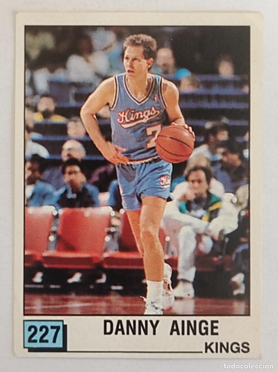 Coleccionismo deportivo: #227 DANNY AINGE (SACRAMENTO KINGS) BASKET NBA 90 PANINI