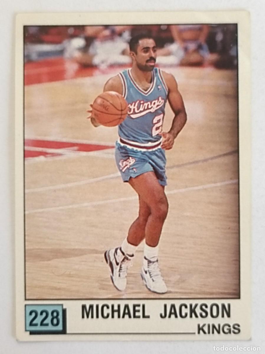 Coleccionismo deportivo: #228 MICHAEL JACKSON (SACRAMENTO KINGS) BASKET NBA 90 PANINI