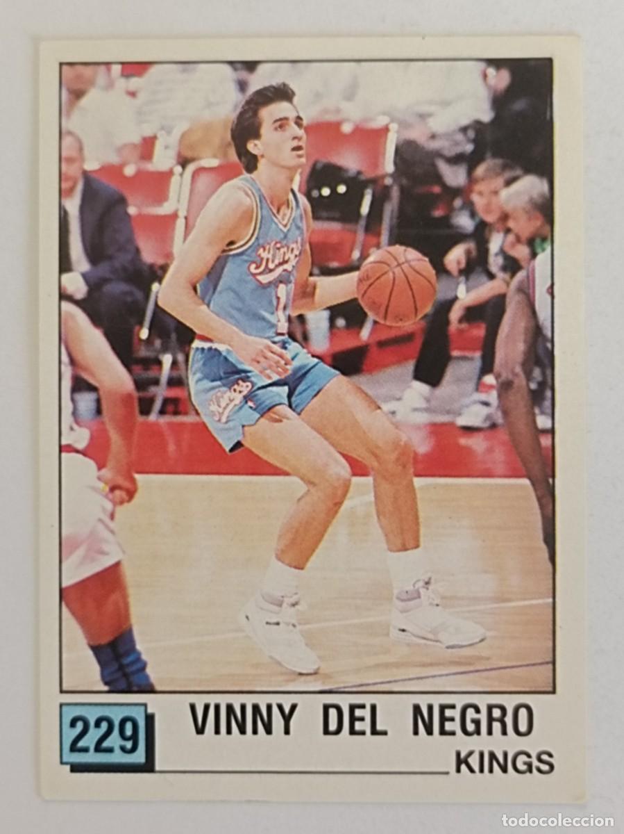 Coleccionismo deportivo: #229 VINNY DEL NEGRO (SACRAMENTO KINGS) BASKET NBA 90 PANINI