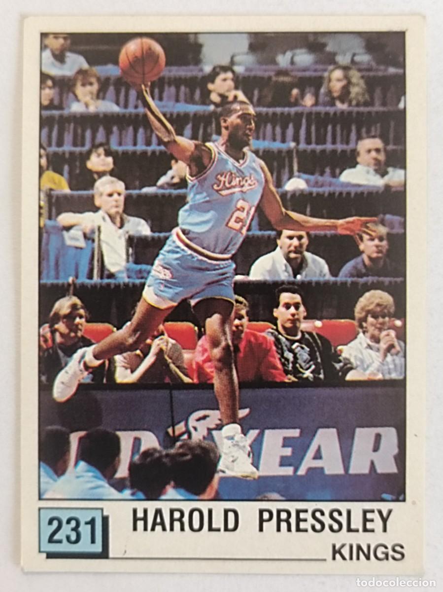 Coleccionismo deportivo: #231 HAROLD PRESSLEY (SACRAMENTO KINGS) BASKET NBA 90 PANINI
