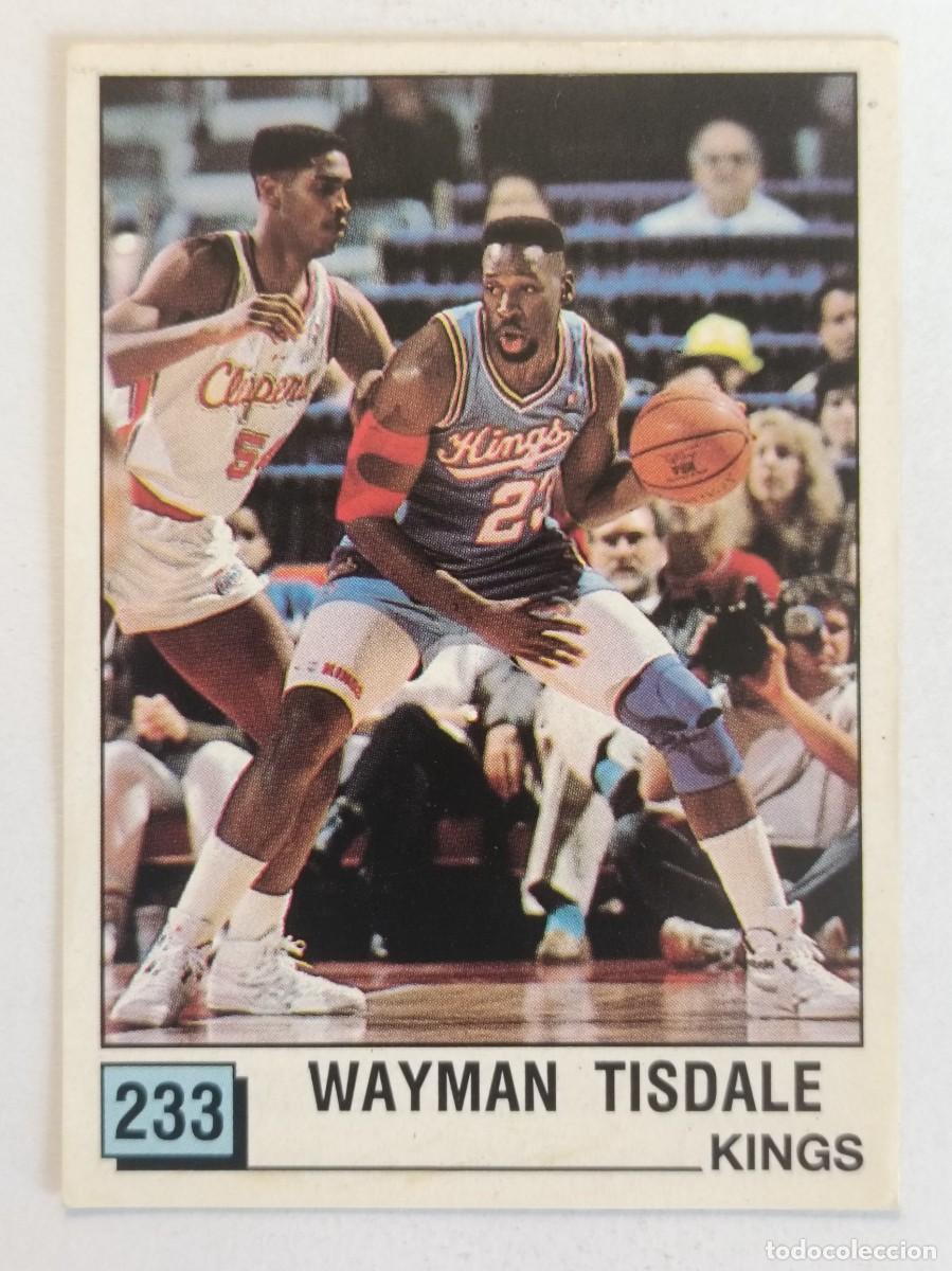Coleccionismo deportivo: #233 WAYMAN TISDALE (SACRAMENTO KINGS) BASKET NBA 90 PANINI