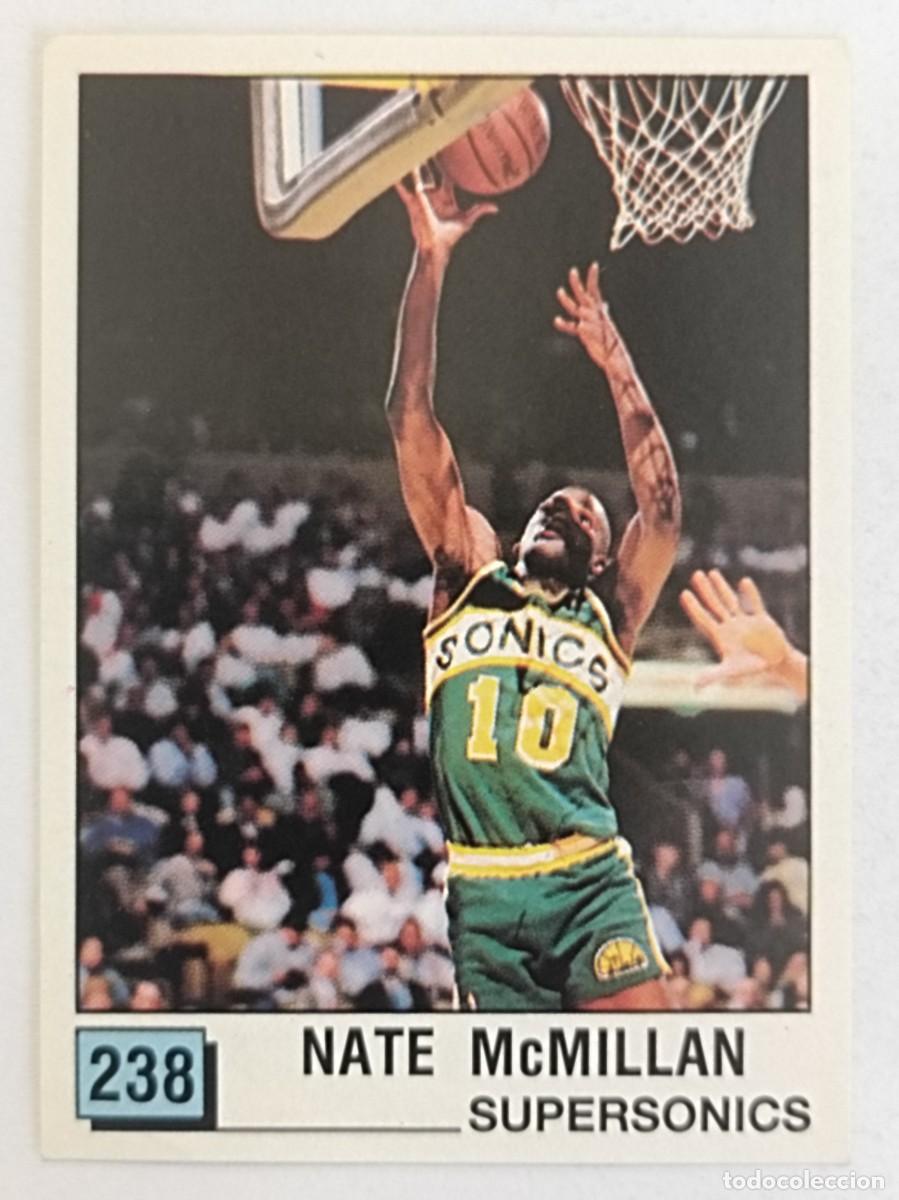 Coleccionismo deportivo: #238 NATE MCMILLAN (SEATTLE SUPERSONICS) BASKET NBA 90 PANINI