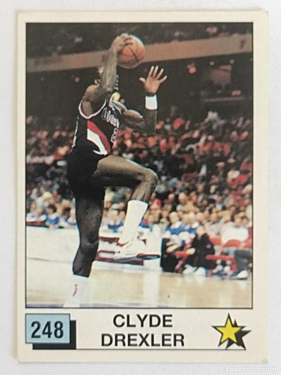 Coleccionismo deportivo: #248 CLYDE DREXLER BASKET NBA 90 PANINI