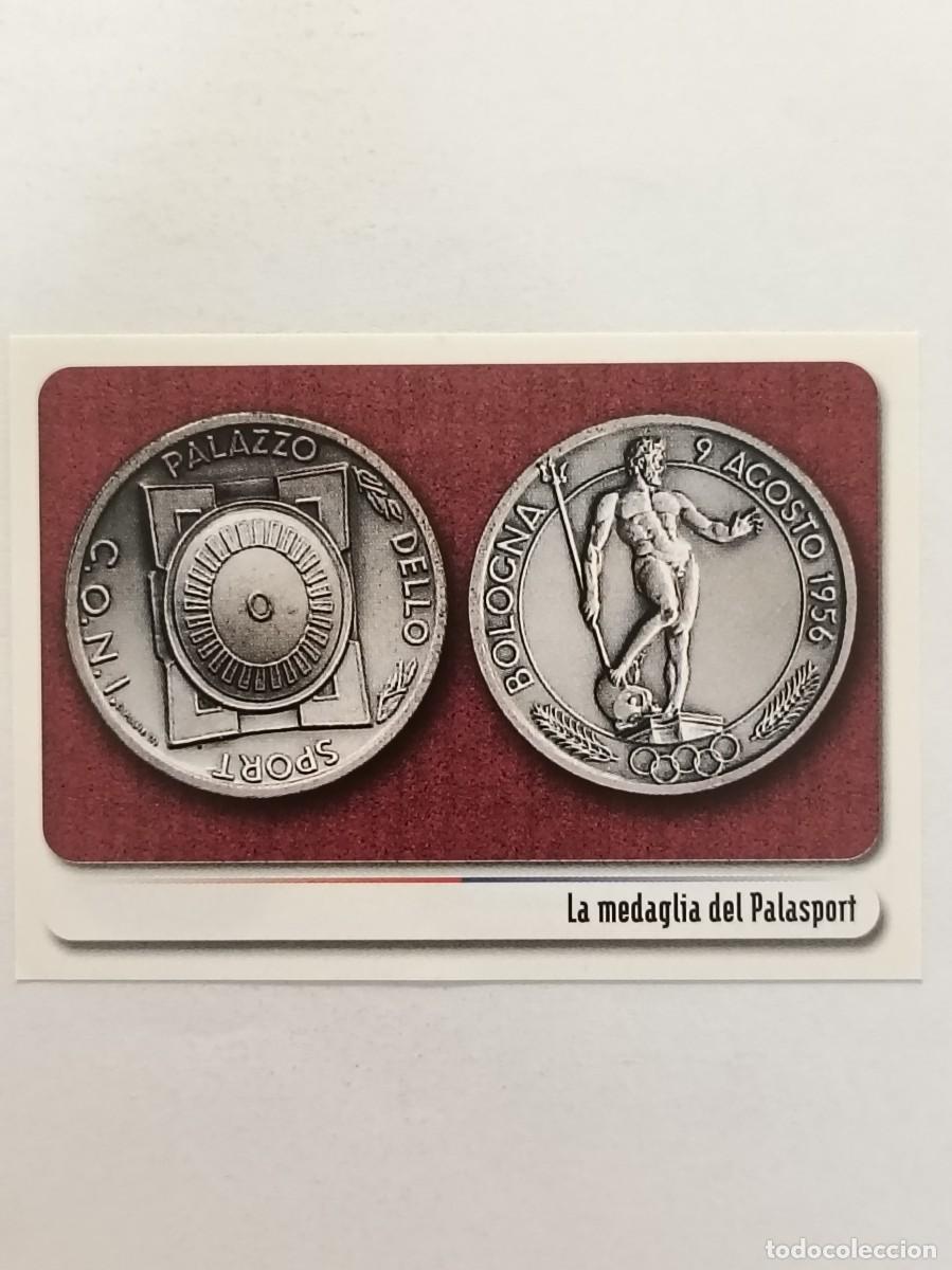Coleccionismo deportivo: #25 MEDALLA CONMEMORATIVA DEL PALACIO DE LOS DEPORTES BOLOGNA CITTA DEL BASKET 2007 PANINI