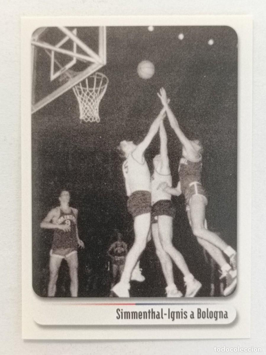 Coleccionismo deportivo: #35 SIMMENTHAL VS IGNIS EN BOLONIA BOLOGNA CITTA DEL BASKET 2007 PANINI