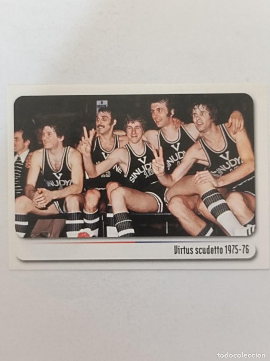 Coleccionismo deportivo: #45 VIRTUS CAMPEON 1975-76 BOLOGNA CITTA DEL BASKET 2007 PANINI