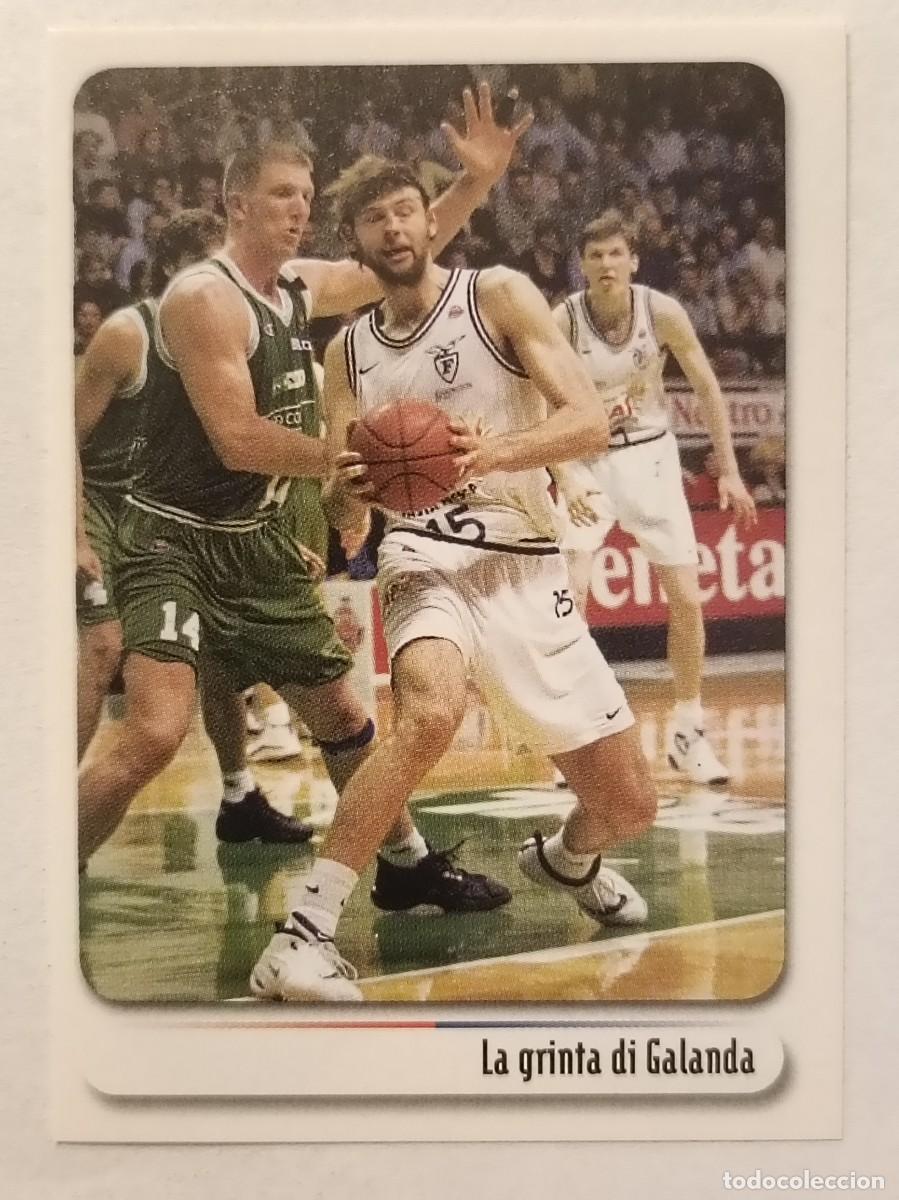 Colecionismo desportivo: #81 LA DETERMINACION DE GIACOMO GALANDA BOLOGNA CITTA DEL BASKET 2007 PANINI