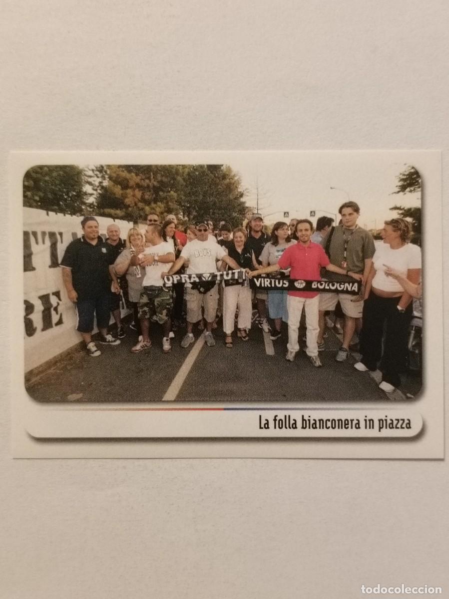 Coleccionismo deportivo: #90 AFICIONADOS BLANQUINEGROS EN LA PLAZA BOLOGNA CITTA DEL BASKET 2007 PANINI